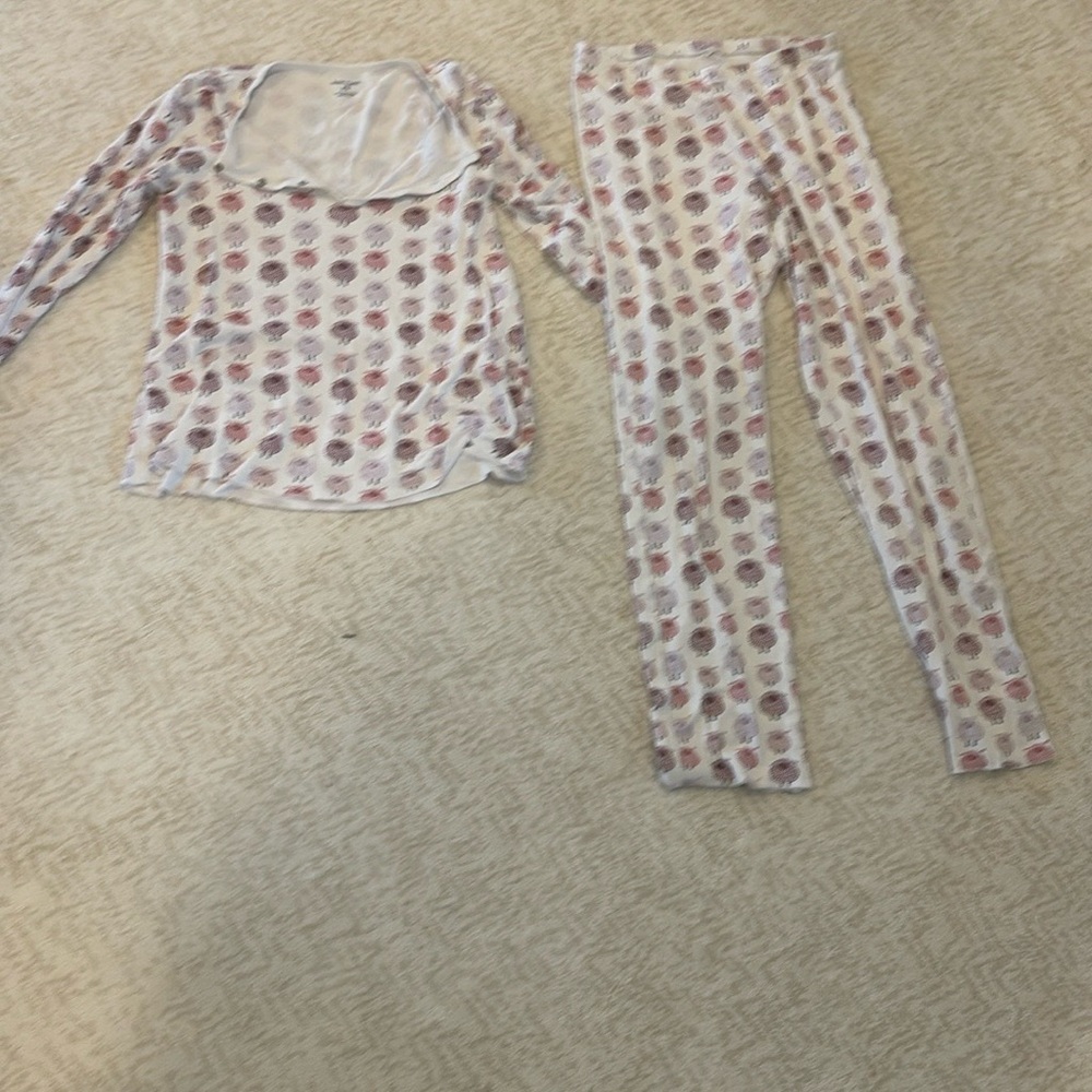 Roller Rabbit Sheep Print Pajama Set